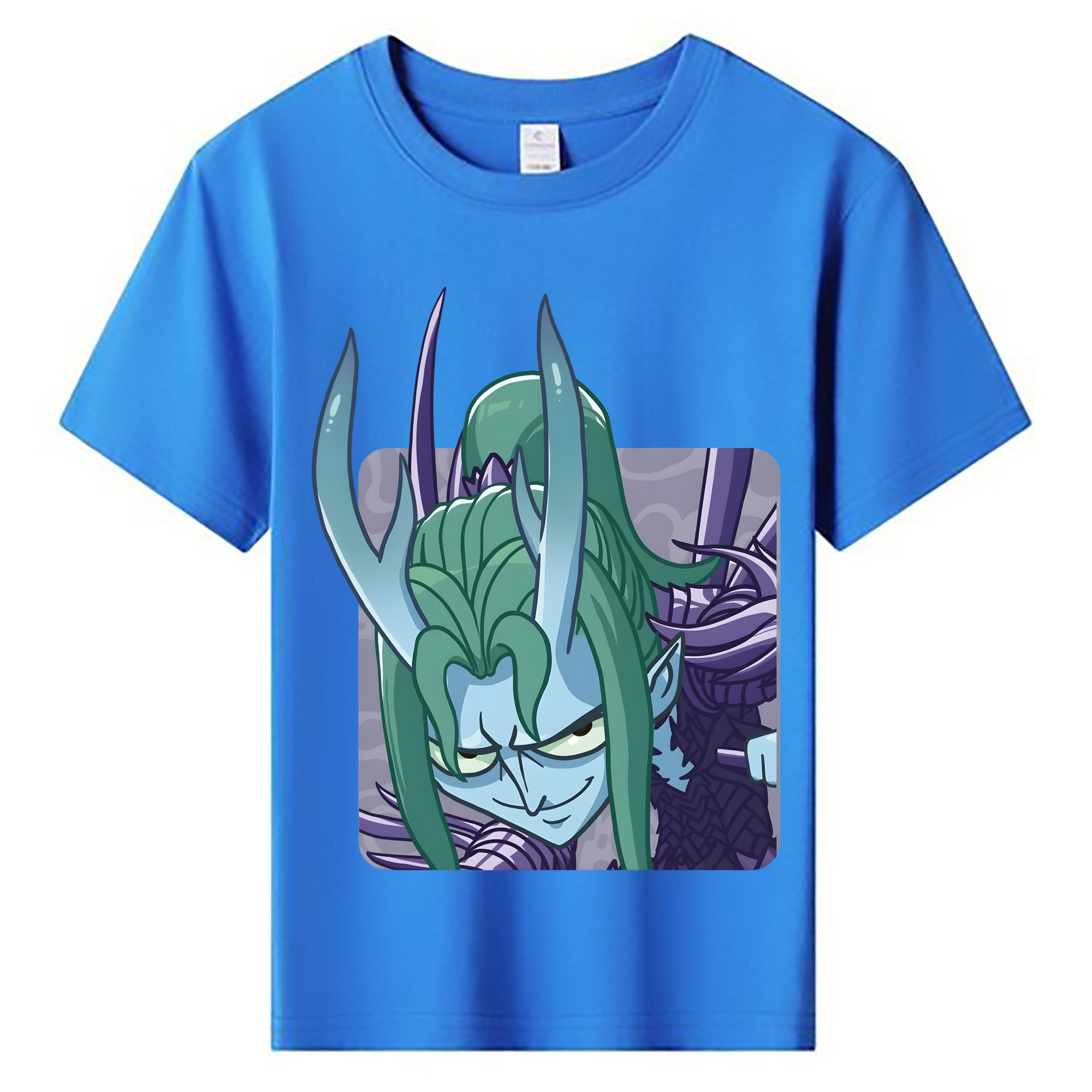 （画像用） Ne Zha 2 ナタ 魔童の大暴れ 綿100％キッズTシャツ（フロントプリント）